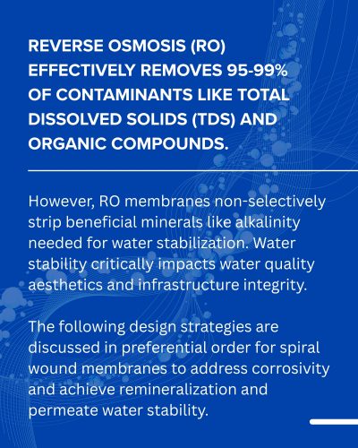 Water Stability of RO Permeate 1